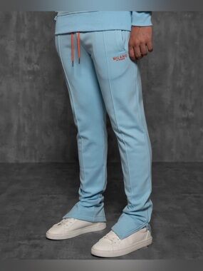 Milano Robbie Lux Slum Fit Light Blue Track Pants 👖 light blue🩵 or orange 🍊
